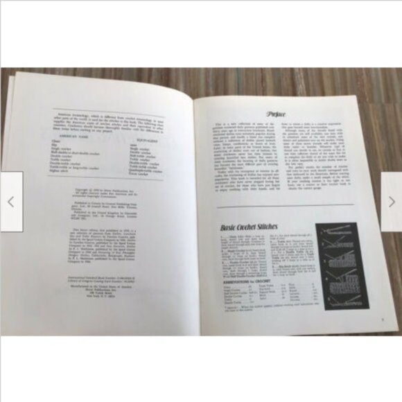 Crocheting Doilies Dover Needlework Series Vintage Pattern Book Rita Weiss 1976 - Picture 4 of 6